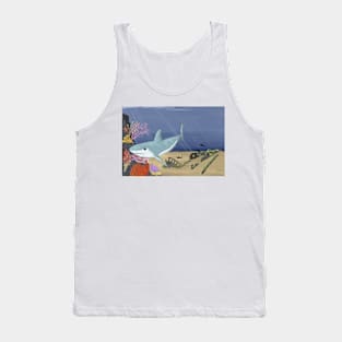 Shark Hideaway Tank Top